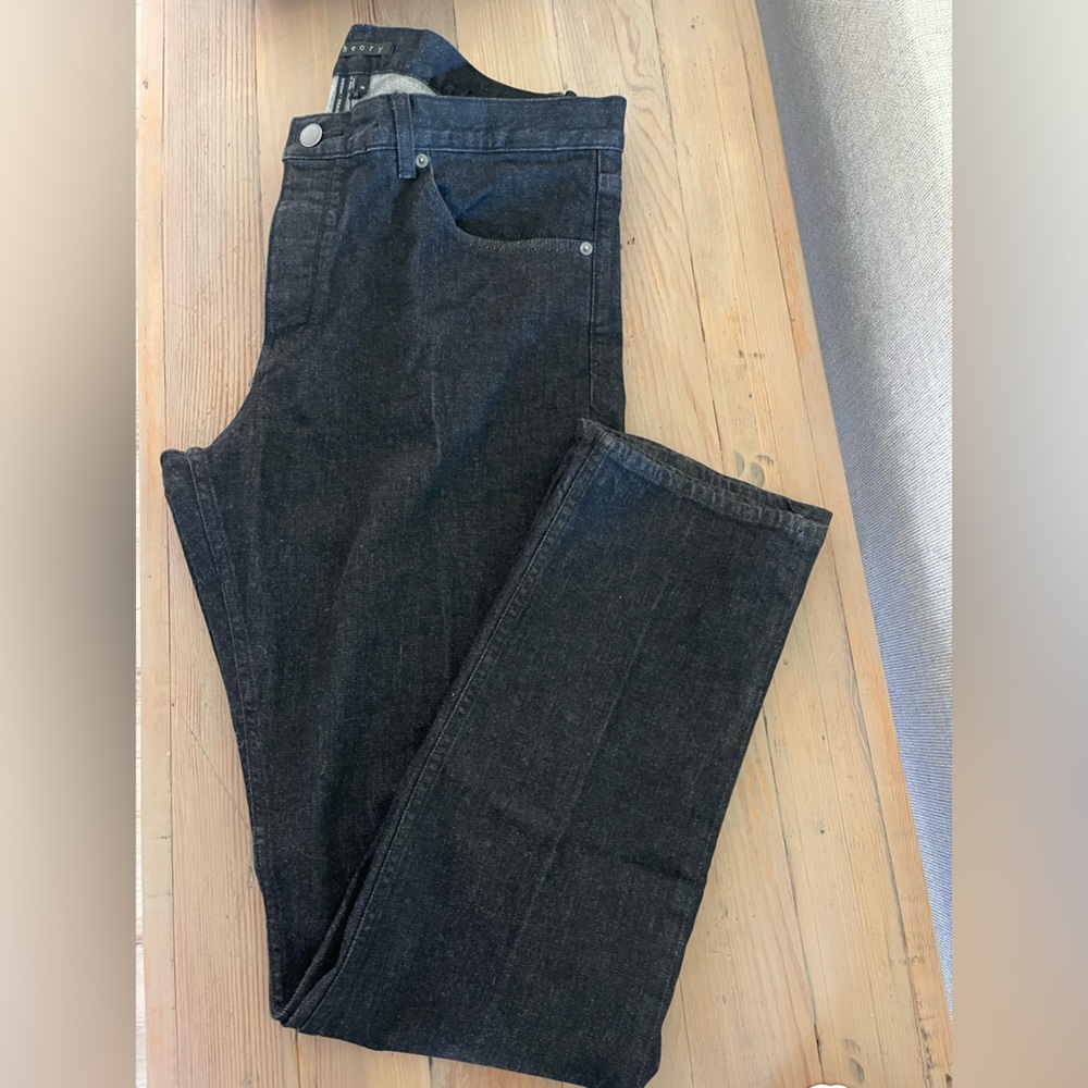 Theory Men’s Black Haydin Straight Jeans